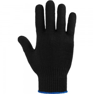 Плотные трикотажные перчатки Фабрика перчаток, с ПВХ, 7.5 класс, 6 нитей, черные, р.XL 6-75-ПЛ-ЧЕР-(XL)