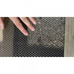 Сетка оцинкованная просечно-вытяжная ЦПВС для защиты каркасного дома, погреба от грызунов Фабрика сеток 