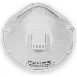 Респиратор с клапаном Фабрика Вега Спец Vega R3 Аir Flap FFP3, 10 шт 1671238