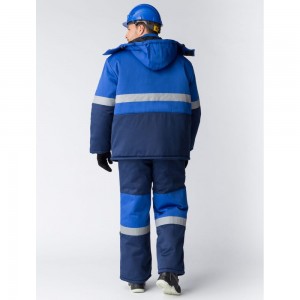 Зимний костюм ФАКЕЛ Профи-Норд темно-синий/васильковый, размер 44-46, рост 158-164 87468915.016