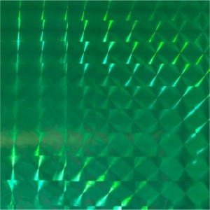Самоклеящаяся плёнка FARBE (голография зеленая; 0.45x2 м) 6023