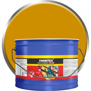 Алкидная эмаль FARBITEX ПФ-115 (желтый; 10 кг) 4300005143