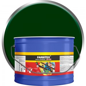 Алкидная эмаль FARBITEX ПФ-115 (зеленый; 10 кг) 4300005144