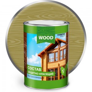 Защитно-красящий состав для древесины FARBITEX (быстросохнущий; тик; 0.75 л) 4300008468