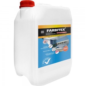 Грунтовка FARBITEX (акриловая; глубокого проникновения; 10 кг) 4300001560