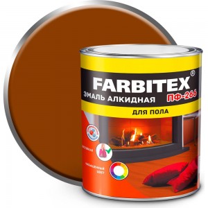 Алкидная эмаль FARBITEX ПФ-266 (золотистый; 2.7 кг) 4300001621