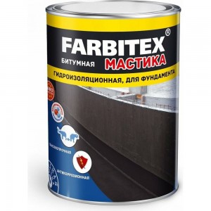 Битумная мастика Farbitex (гидроизоляционная; 17 кг) 4300003455