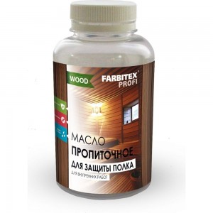 Деревозащитное масло для бань и саун Farbitex 0.25 л 4300010498