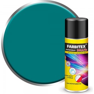 Акриловая эмаль Farbitex аэрозоль, 520 мл, RAL 5021 водянисто-синий 4100008935