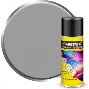 Акриловая эмаль Farbitex аэрозоль, 520 мл, RAL 7004 серый сигнальный 4100008939