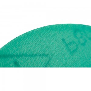 Круг шлифовальный на липучке - зелёный 125 мм, 5 шт, P800 FASTER TOOLS 8549