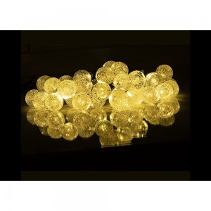 Солнечный светильник ФАZА SLR-G05-30Y гирлянда, шарики, желтый 5033368