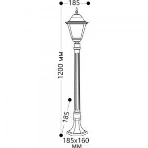 Садово-парковый светильник-столб FERON 4210 11033