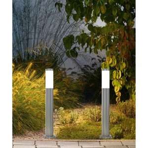 Садово-парковый светильник, техно столб, 18W E27 230V, серебро Feron DH022-650 11810