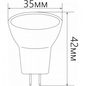 Светодиодная лампа MR11 G5.3 3W 2700K FERON LB-271 25551