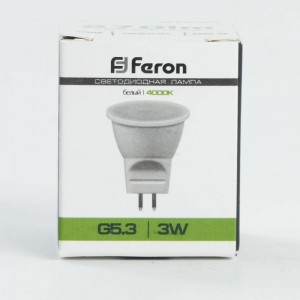 Светодиодная лампа MR11 G5.3 3W 4000K FERON LB-271 25552