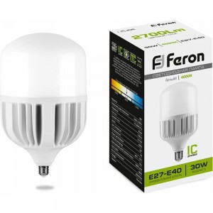 Светодиодная лампа 30W 230V E27 4000K Feron LB-65 25818