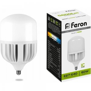 Светодиодная лампа 60W 230V E40 4000K Feron LB-65 25821