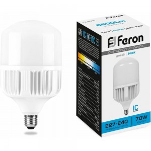 Светодиодная лампа 70W 230V E40 6400K Feron LB-65 25783