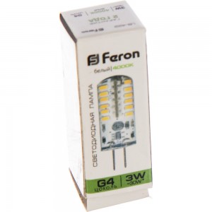 Светодиодная лампа FERON LB-422 3W 12V G4 4000K 25532