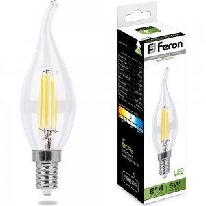 Светодиодная лампа FERON 5W 230V E14 4000K, LB-59 25576