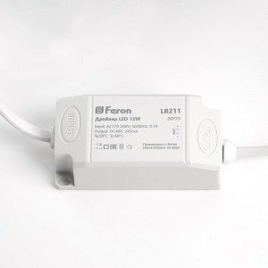 Карданный светодиодный светильник FERON 1x12W 1080 Lm, 4000К, 35 градусов, белый, AL201 29773