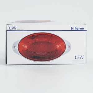 Cветильник-вспышка FERON стробы, 18LED 1,3W, красный STLB01 29895