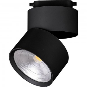 Трековый светодиодный светильник на шинопровод FERON 15W, 1350 Lm, 90 гр, черный, 4000К, AL107 32476