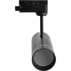 Трековый светодиодный светильник на шинопровод FERON 12W, 1080 Lm, 4000К, черный, 80 гр, AL106 32445