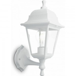 Садово-парковый светильник FERON 60W 230V E27 белый, НБУ 04-60-001 32267