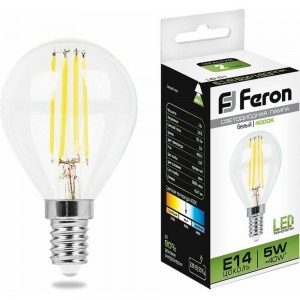 Светодиодная лампа FERON 5W 230V E14 4000K, LB-61 25579