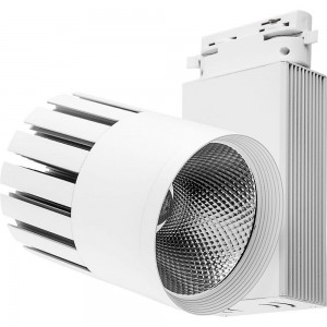 Трековый светодиодный светильник FERON 30W 2400 Lm 4000К 35 градусов белый 3-х фазный AL105 32949