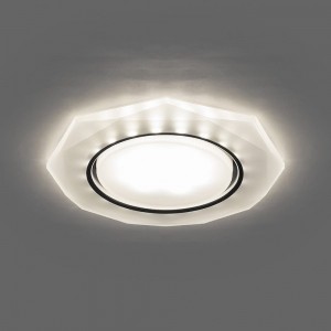 Светильник FERON 20LED 2835 SMD 4000K, 15W GX53, без лампы,белый матовый, CD5021 32660