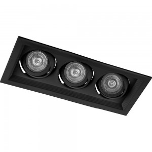 Встраиваемый потолочный светильник FERON MR16 G5.3 черный, DLT203 32443