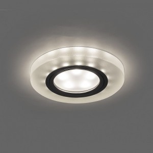 Потолочный светильник с подсветкой FERON 15LED 2835 4000K MR16 50W G5.3, белый матовый, CD8060 32570