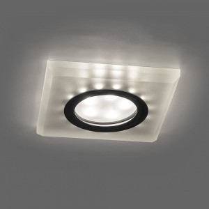 Потолочный светильник с подсветкой FERON 15LED 2835 4000K MR16 50W G5.3, белый матовый, CD8170 32571