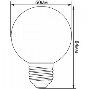 Светодиодная лампа FERON, 230V, E27, LB-371, желтый 25904