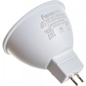 Светодиодная лампа FERON PRO LB-1606 MR16 G5.3 6W 2700K OSRAM LED 38083