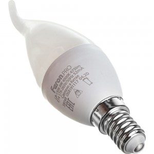 Светодиодная лампа FERON PRO LB-1306 Свеча E14 6W 4000K OSRAM LED 38048