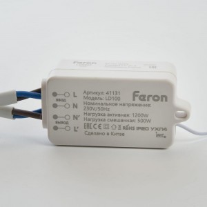 Контроллер FERON для управления осветительным оборудованием AC220V, 50HZ, LD100 41131
