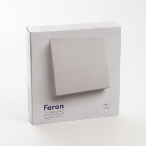 Одноклавишный выключатель дистанционного управления FERON 250V 500W TM81 41128