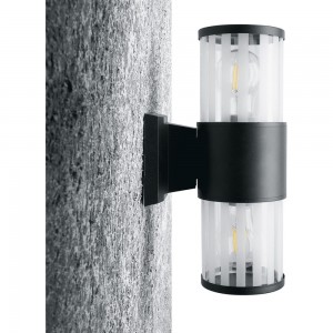 Садово-парковый светильник FERON серии Торонто, НБУ, DH0902 230V без лампы E27 черный 11653