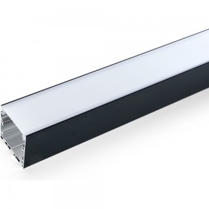 Накладной профиль для светодиодной ленты FERON CAB256 цвет черный, 10369