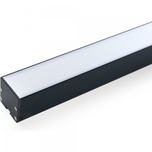 Накладной профиль для светодиодной ленты FERON CAB256 цвет черный, 10369