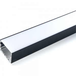 Накладной профиль для светодиодной ленты FERON CAB257 цвет черный, 10370