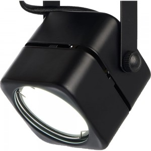 Трековый однофазный светильник на шинопровод FERON GU10, AL190, 50W, 230V, черный 41590