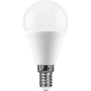 Светодиодная лампа FERON LB-950, G45 шар малый, 13W 230V E14 6400К 1130Lm 38103