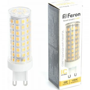 Светодиодная лампа FERON LB-437 G9 15W 2700K 38212