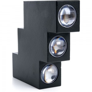 Уличный светодиодный светильник FERON DH110, 6x1W, 600Lm, 4000K, черный, 11704