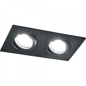 Встраиваемый потолочный светильник FERON DL2802 MR16 G5.3 черный 40530